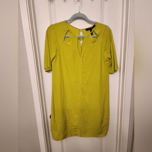 Lemongrass BCBG Max Azria Rosetta Cutout Dress XXS